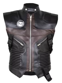 Hawkeye Vest Leather Jacket