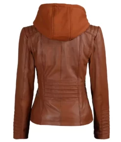 Helen Womens Cognac Lexury Leather Jackets