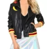 High School Musical Nini Salazar-Roberts Bomber Top Leather Jacket