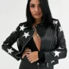 High School Musical S04 Gina Porter Black Top Leather Jacket
