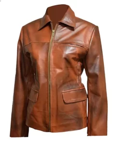 Hunger Games Jennifer Lawrence Leather Jacket