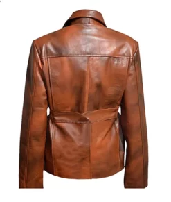 Hunger Games Jennifer Lawrence Top Leather Jacket