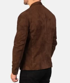 Hunter Men’s Brown Modern Casual Cafe Racer Leather Jacket