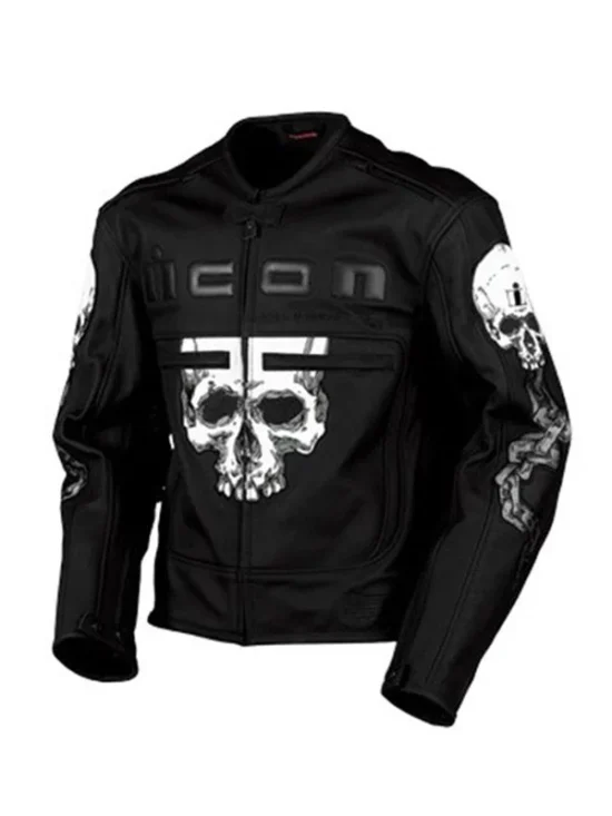 Icon Motorhead Skull Motorcycle Jacket