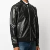 Infinite Evan Michaels Bomber Leather Jacket