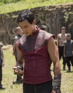 Into the Badlands Sunny Red Leather Vest