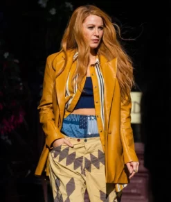 It Ends with Us Blake Lively Lily Leather Jacket