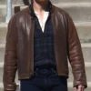 Jack Reacher Tom Cruise Brown Real Leather jacket