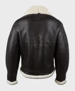 Jackson SF Aviator Shearling Leather Jacket Back