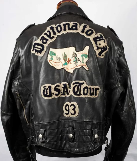 Jacob Elordi USA Tour 1992 Biker Best Leather Jacket