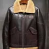 James Shearling Aviator Best B3 Leather Jacket