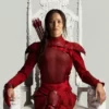 Jennifer Lawrence The Hunger Games Mockingjay Red Costume Jacket