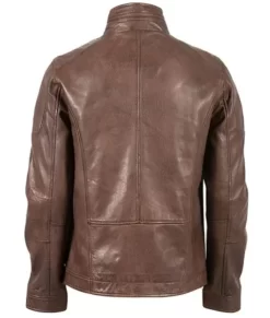 Jimmy Brown Real Leather Jacket