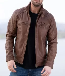 Jimmy Brown Genuine Leather Jacket