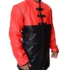 John Crichton Ben Browder Farscape Red Real Leather Jacket