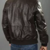 John F. Kennedy Leather Jacket Back