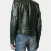 Jon Moxley Green Leather Biker Best Leather Jacket