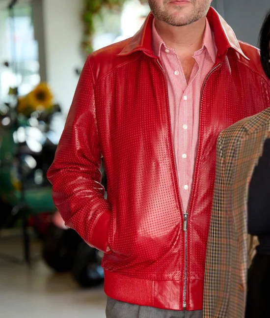 Jonathan Sothcott Renegades Red Leather Jacket