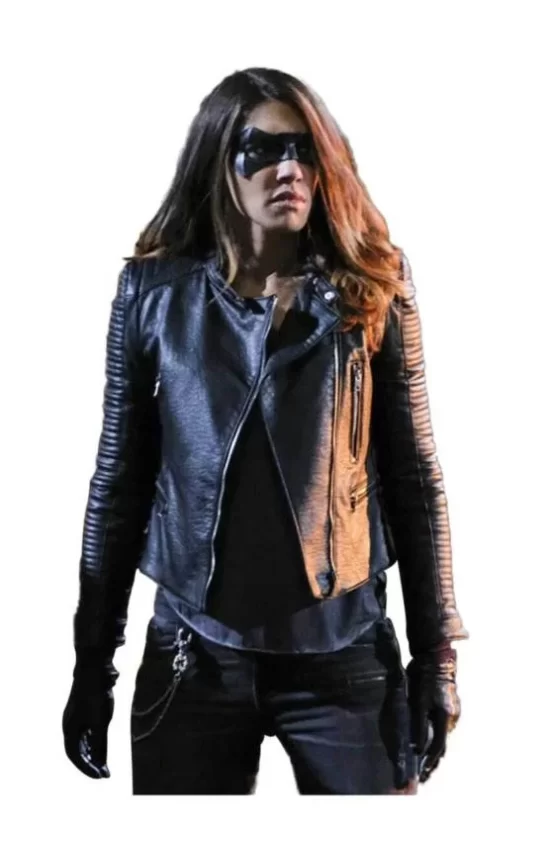 Juliana Harkavy Arrow Season 6 Leather Jacket