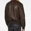 Julius Removable Collar Brown Top Leather Jacket