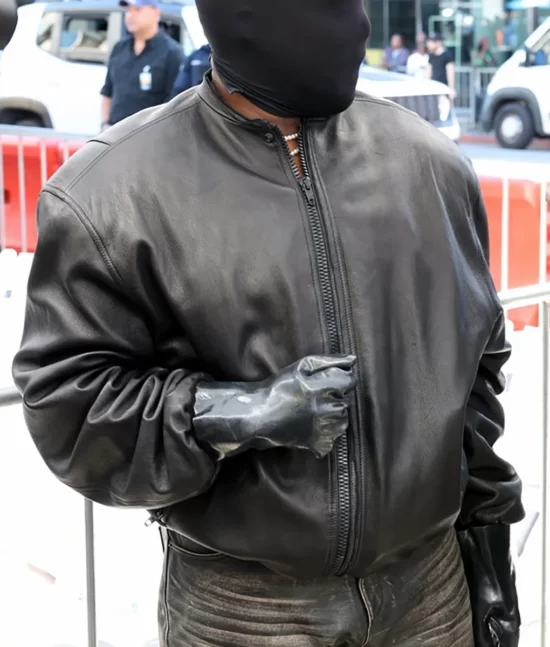 Kanye West Black Best Leather Jacket