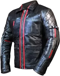Keean Johnson Alita Battle Genuine Angle Leather Jacket