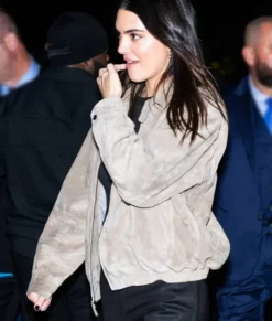 Kendall Jenner Brown Suede Jacket
