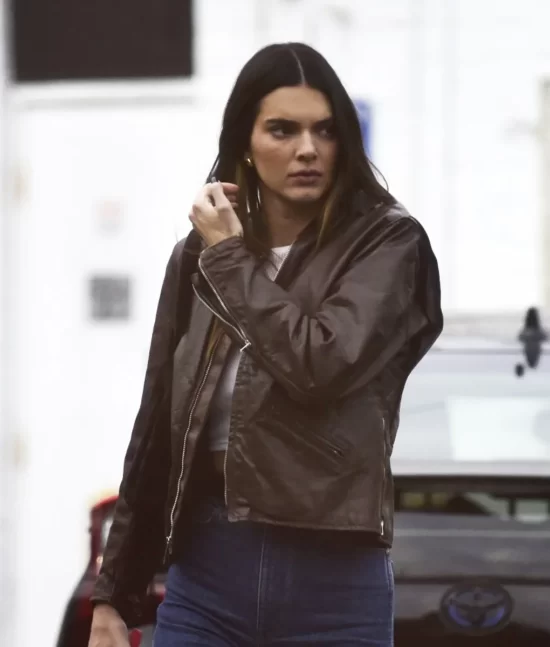 Kendall Jenner Real Leather Jacket