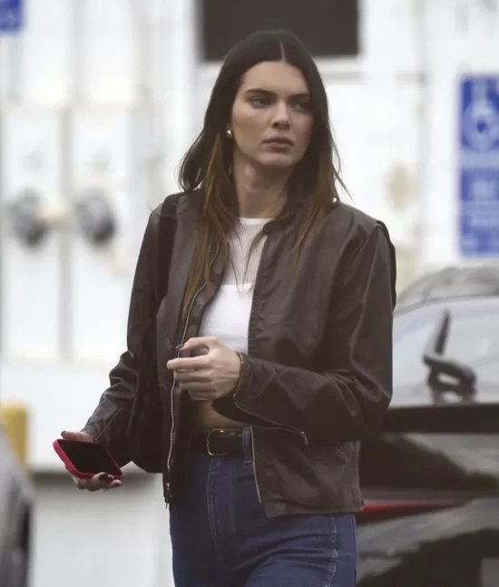 Kendall Jenner Top Leather Jacket