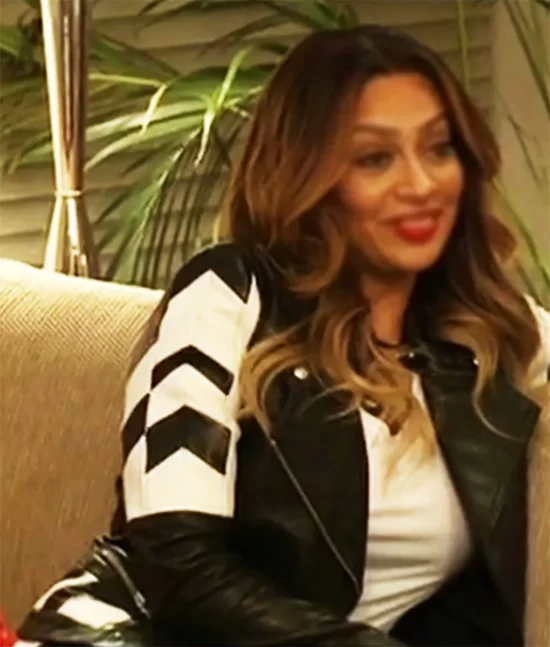 La La’s Full Court Life La La Anthony Pure Leather Jacket