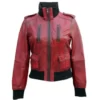 Ladies Cosmopolitan Fitted Fashion Genuine Leather Women Jacket