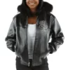 Ladies Pelle Pelle Shoulder Crest Real Leather Jacket