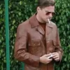 Leonardo Dicaprio Vintage Brown Leather Jacket