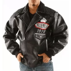 Lethal Pelle Pelle 78 Black Genuine Leather Jacket