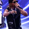 Lil Jon Super Bowl Black Best Leather Vest