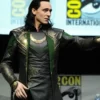 Loki Black Long Genuine Leather Coat