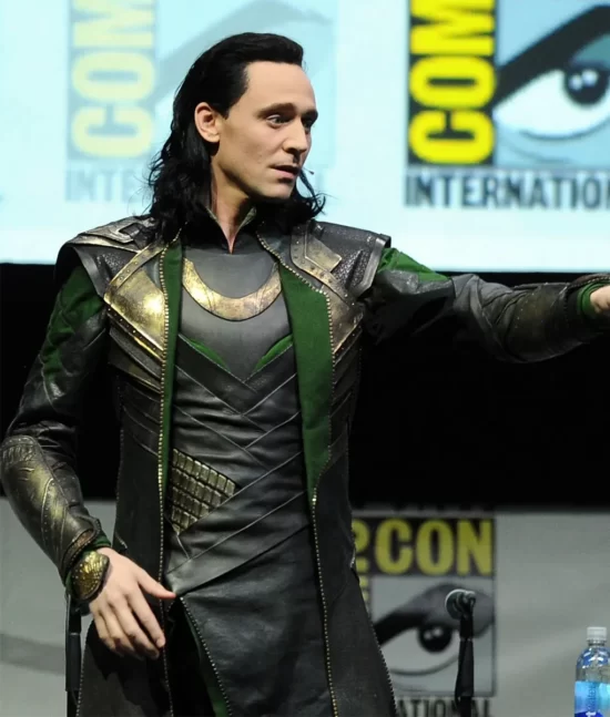 Loki Black Long Genuine Leather Coat