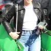 Lucy Hale Black Leather Jacket
