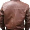 Majestic Brown U.S.A.F A-2 FLIGHT Top Leather JACKET