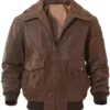 Martin A-2 Brown Bomber Real Leather Jacket