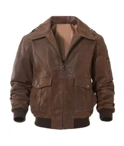 Martin A-2 Brown Top Leather Jacket