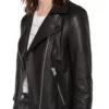 Mary Campbell Biker Top Leather Jacket