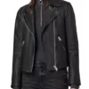Mary Campbell Biker Leather Jacket