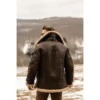 Matthew Belted Cuffs Pure Shearling Leather Jacket