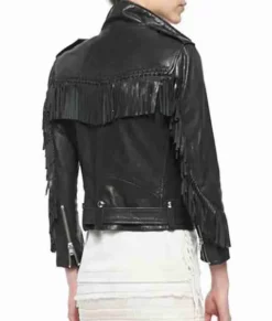 Melanie Scrofano Wynonna Earp Premium Black Fringe Jacket