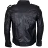 Men Detachable Hooded AJ Styles Motor Biker Best Leather Jacket