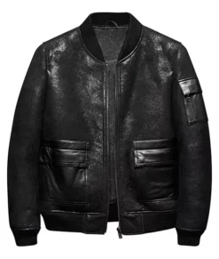Men’s A2 Flight Bomber Genuine Leather Jacket