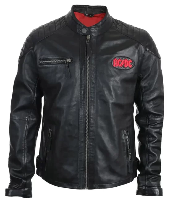 Men’s ACDC Cafe Racer Top Leather Jacket