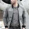 Mens-Army-Grey-and-Black-Suede-MA-1-Bomber-Jacket