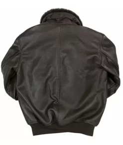 Men’s B-15 Flight Black Real Leather Jacket